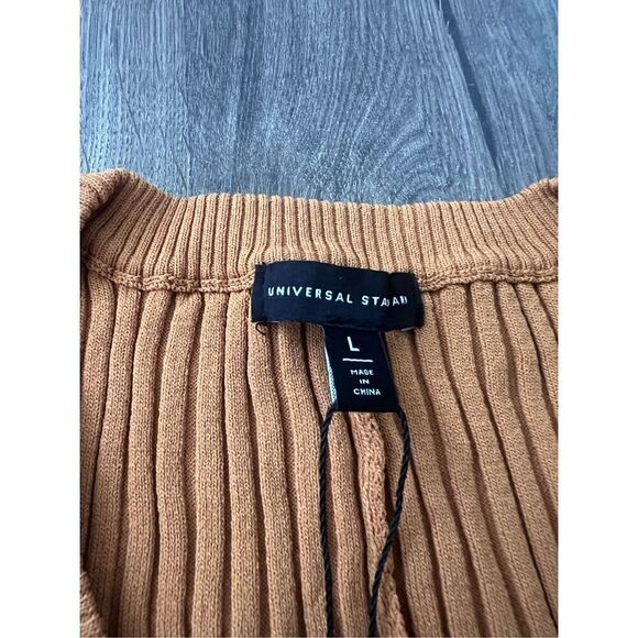 universal standart short sleave ribbed sweater 1569-674 Size Large - Picture 4 of 5